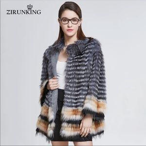 Fox Fur Jacket / brand new bought @ Sweeden